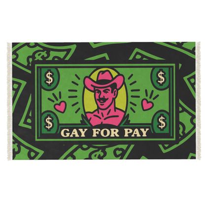 GAY FOR PAY: CASH ICON. Rugs
