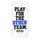 Play for the Other Team | Gym/Travel Microfibre towel (White)