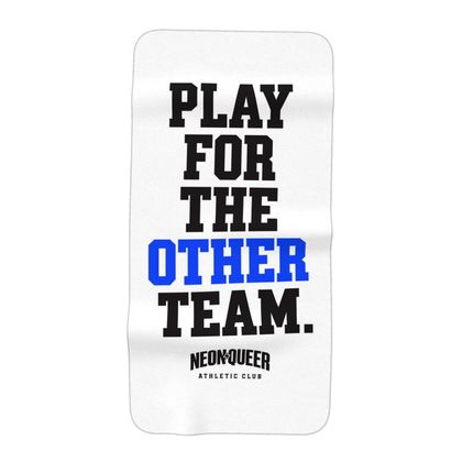 Play for the Other Team | Gym/Travel Microfibre towel (White)
