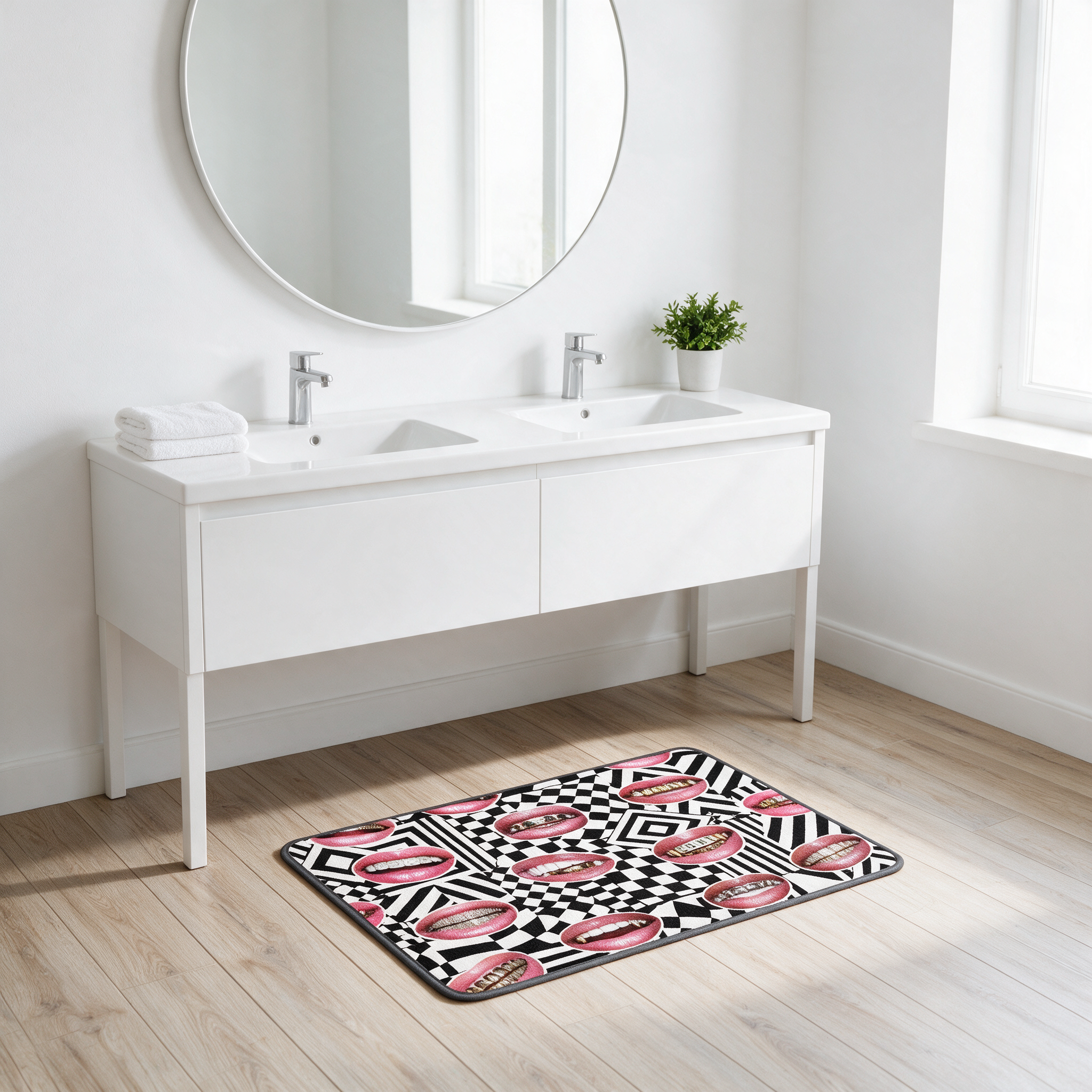 Bath Mat | NQ Universe Pattern: Mouth F*ck