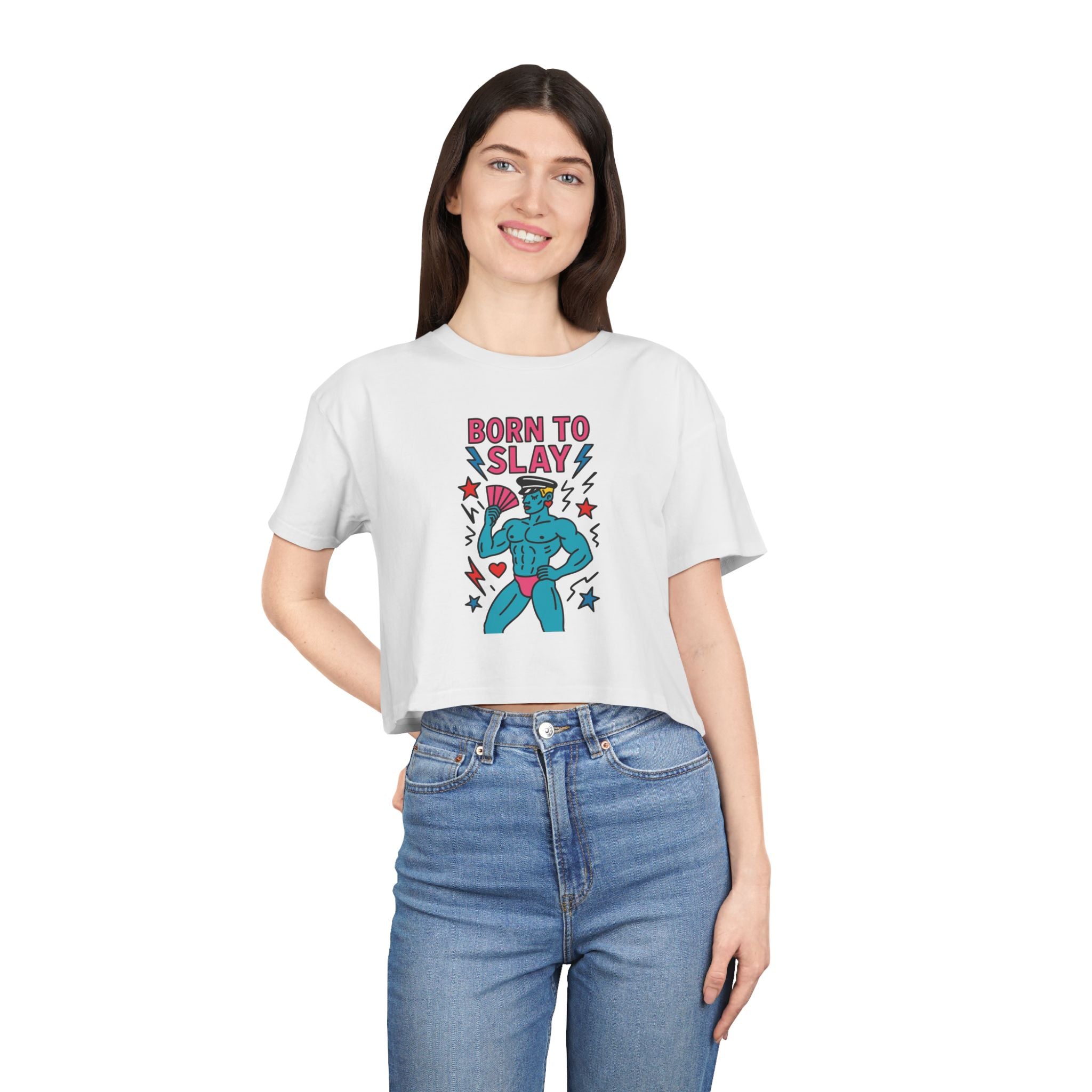 Born To Slay | Crop Tee
