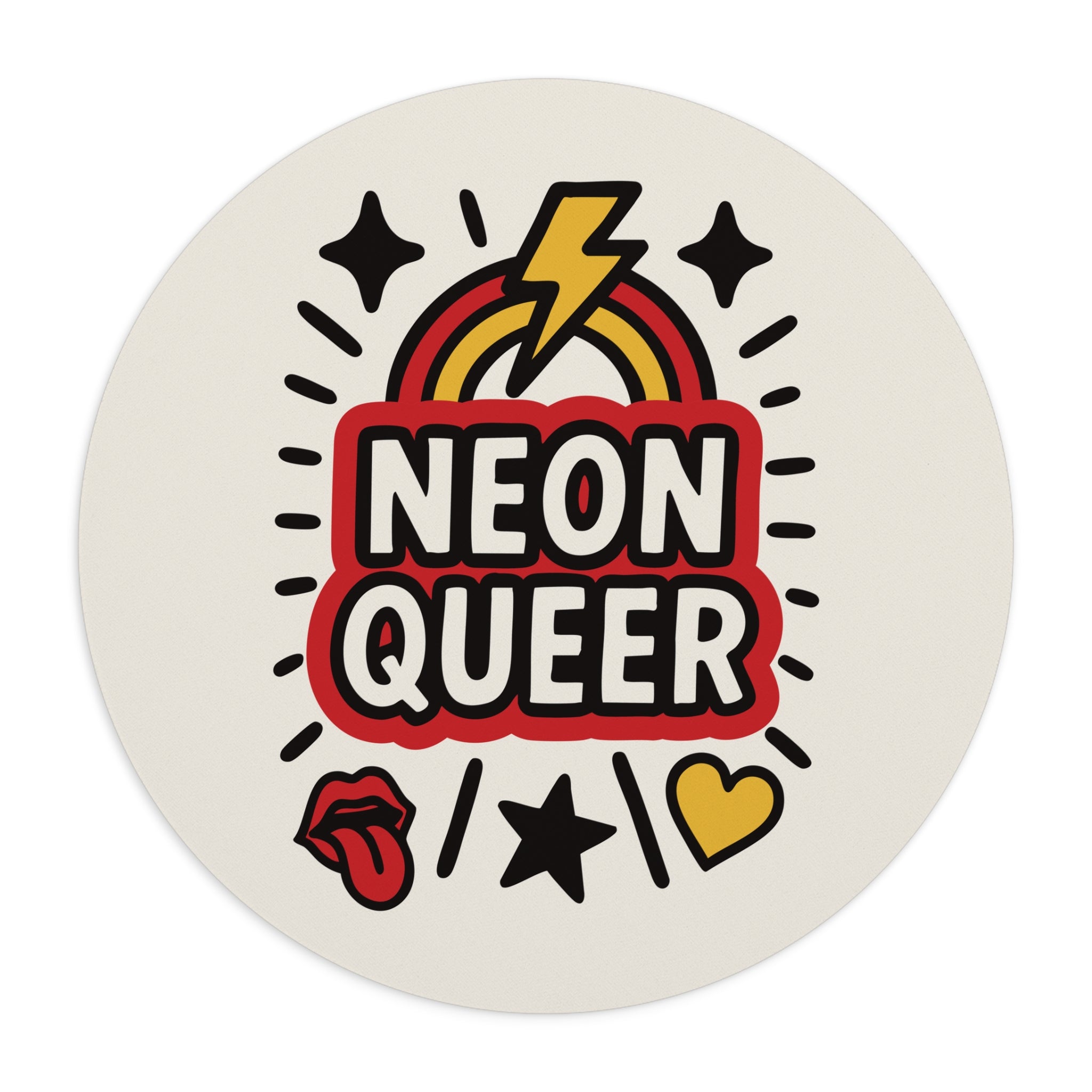 NeonQueer Love in LED | Mouse Pad