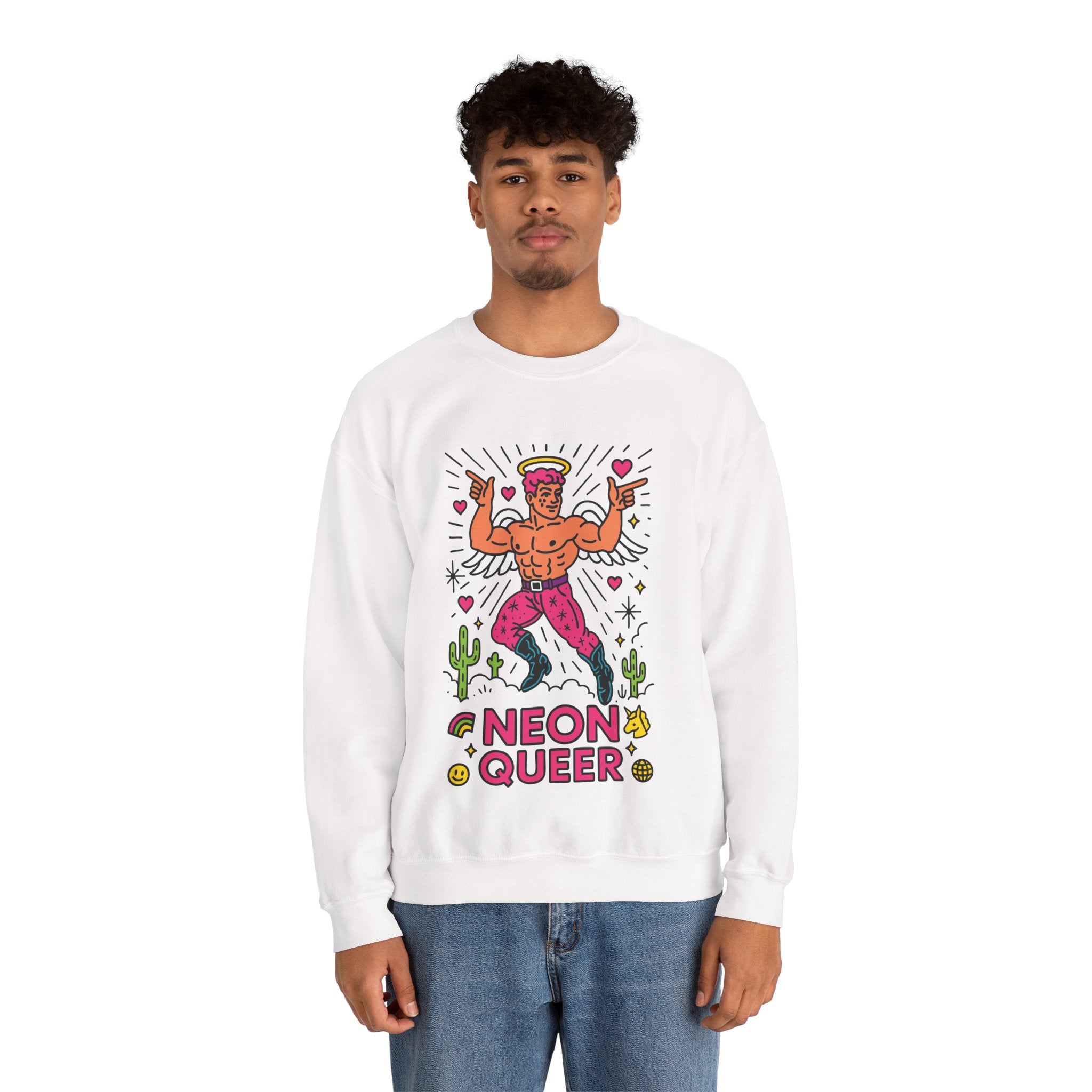 NeonQueer Angel | Graphic Sweatshirt