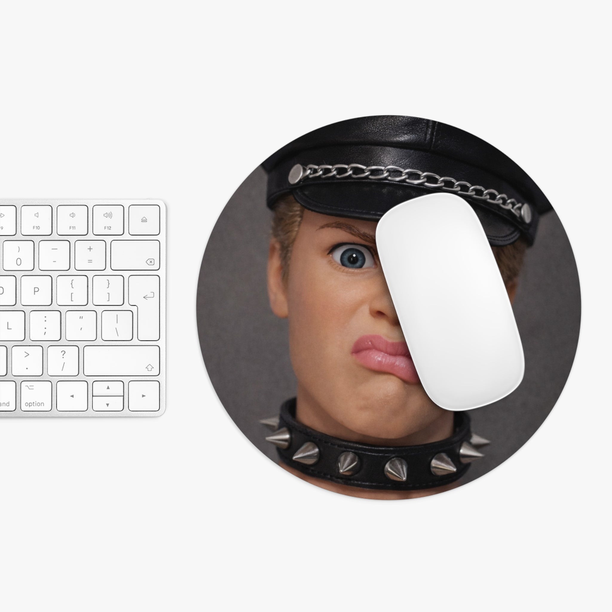 Hot Mess: Kenny Biker | Mouse Pad