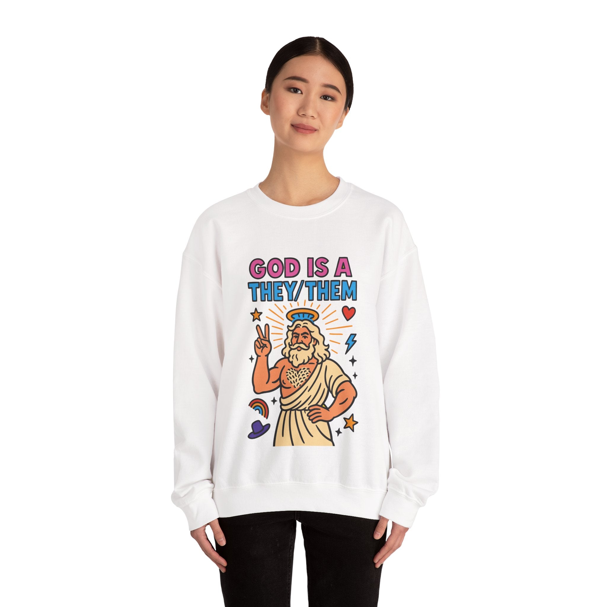 God is A They/Them | Graphic Sweatshirt
