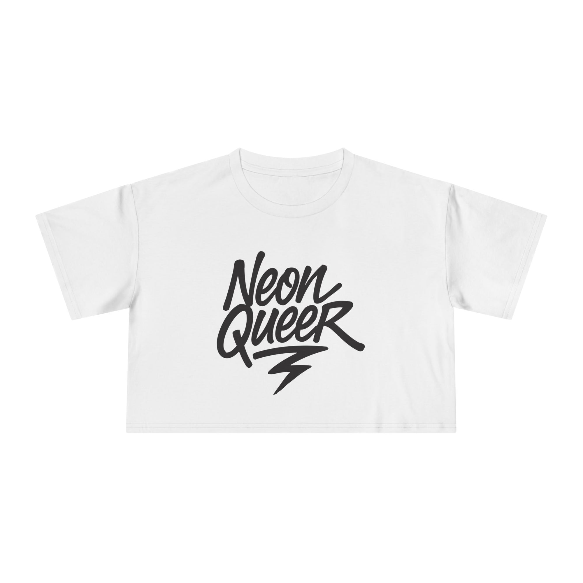NeonQueer Electrical Flash | Crop Tee