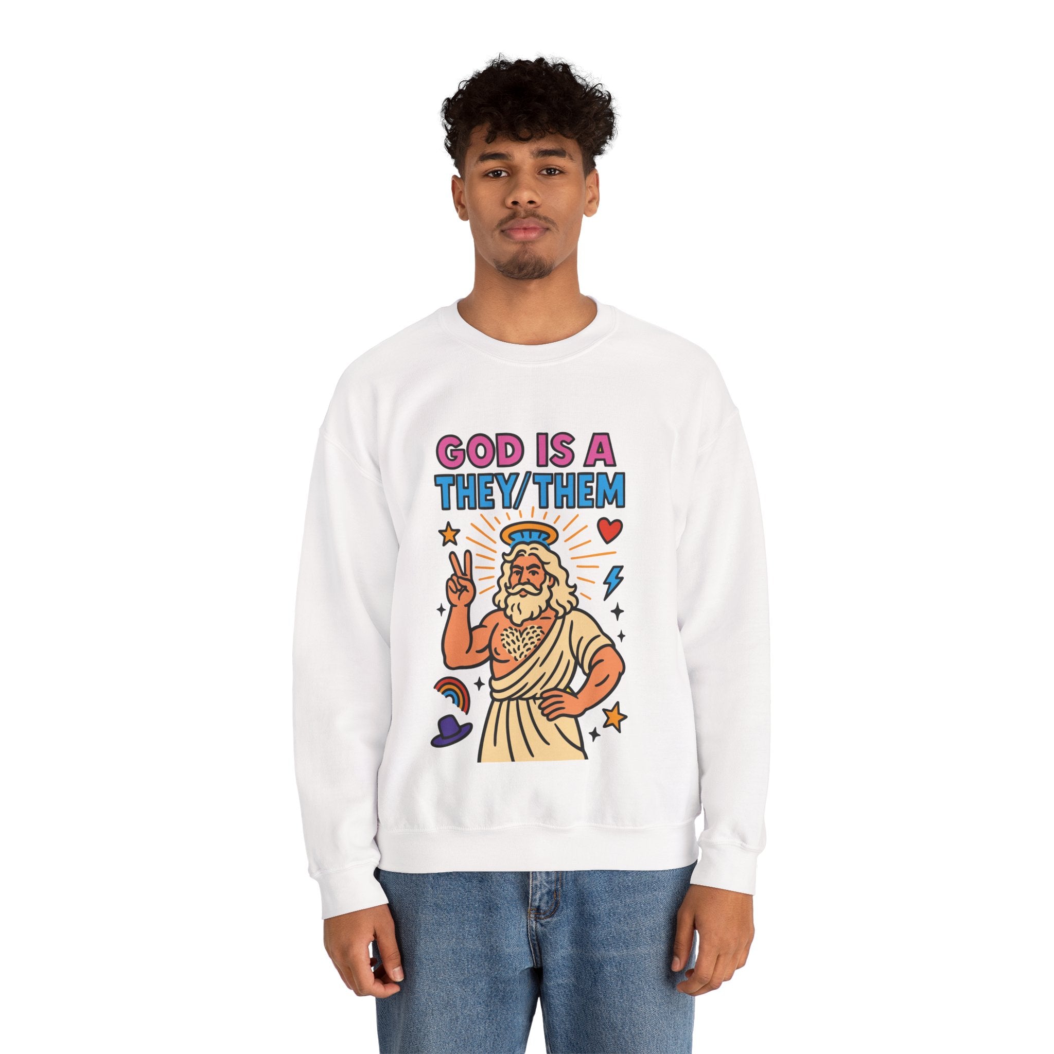 God is A They/Them | Graphic Sweatshirt