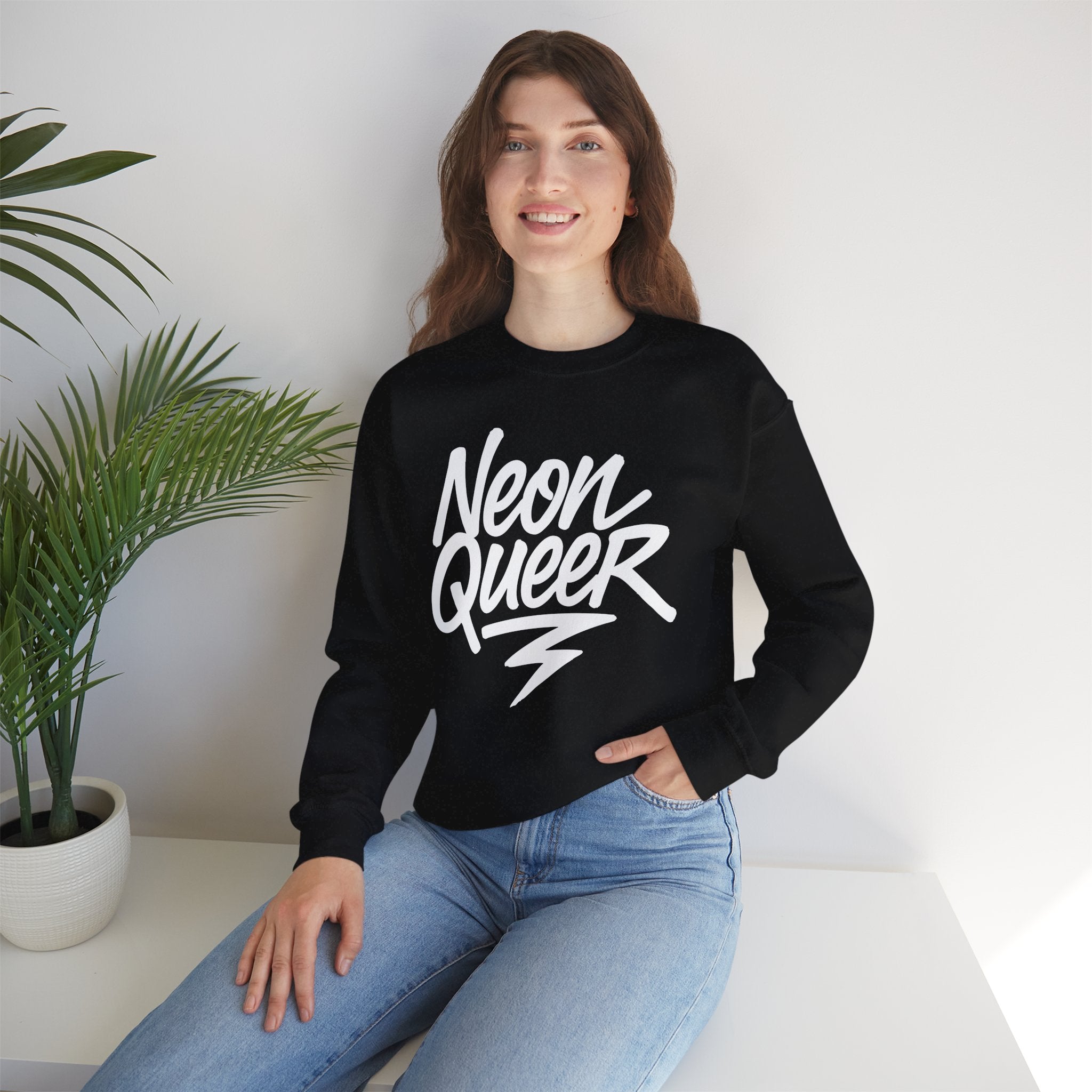 NeonQueer Electrical Flash | Graphic Sweatshirt