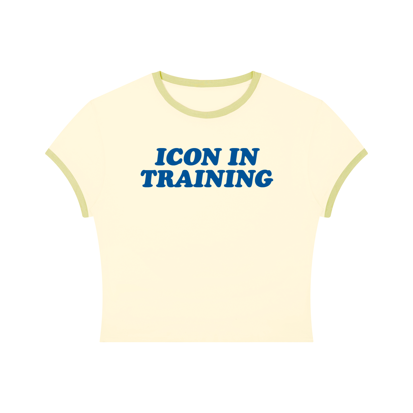 Queer Quotes: Icon in Training | Crop Ringer Tee