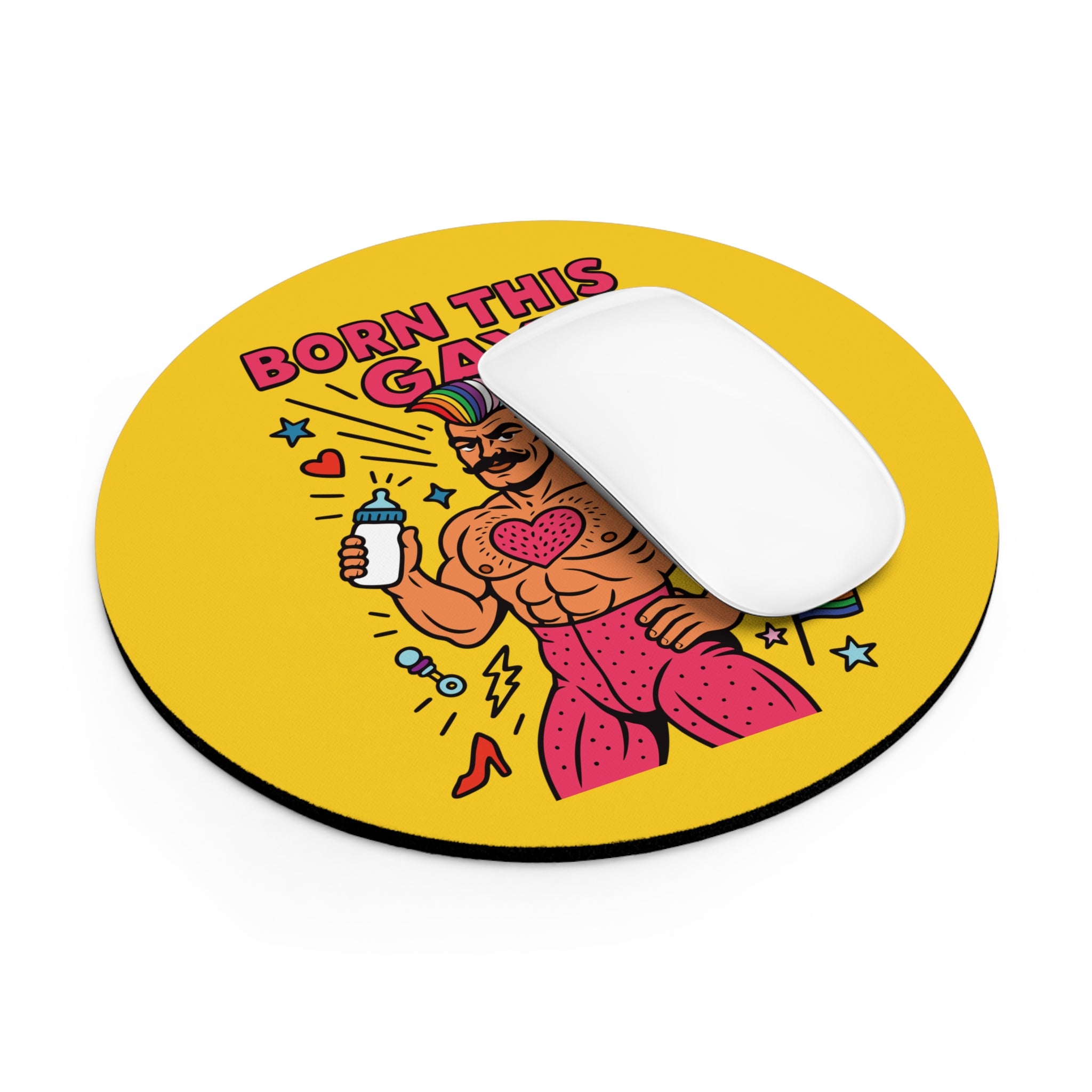 Born this Gay | Mouse Pad