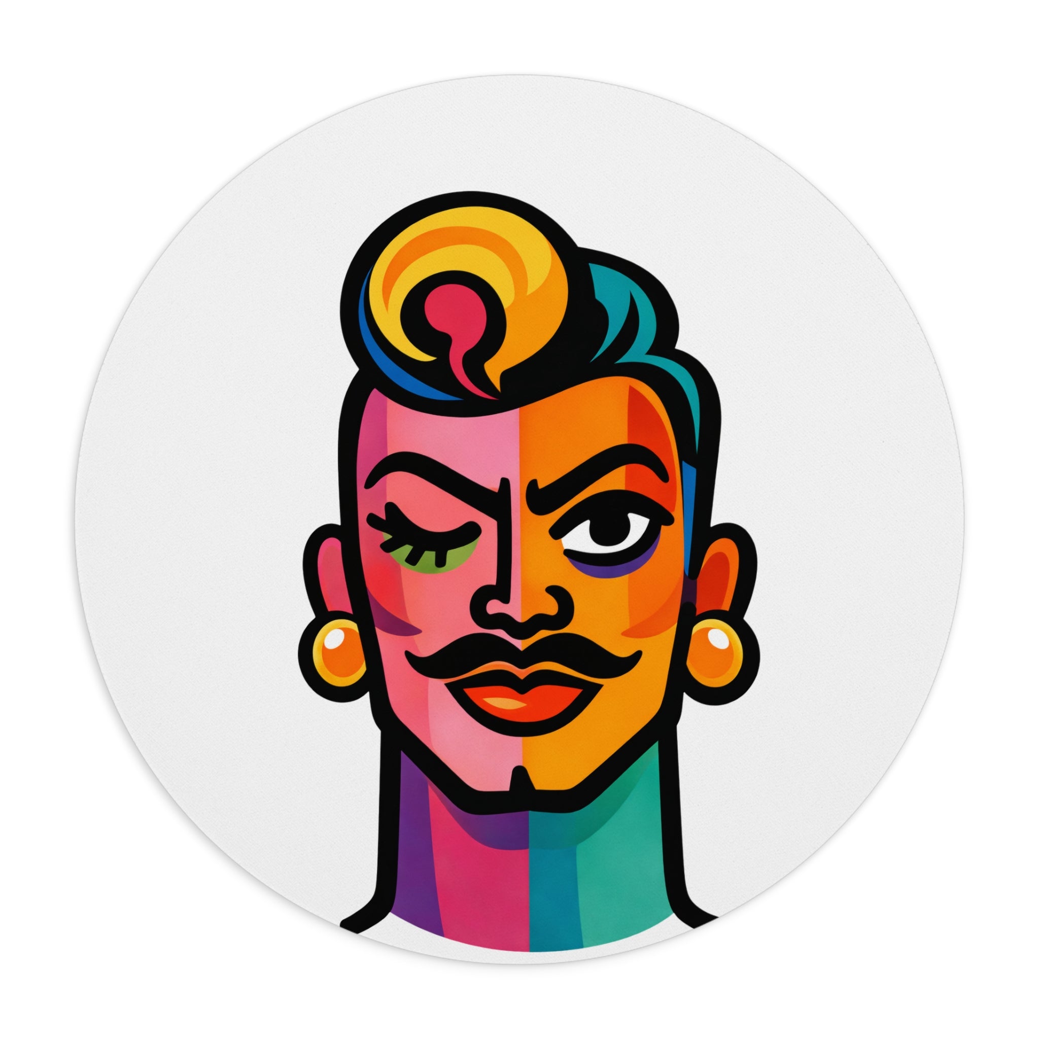 Proud Portraits: Quiff | Mouse Pad