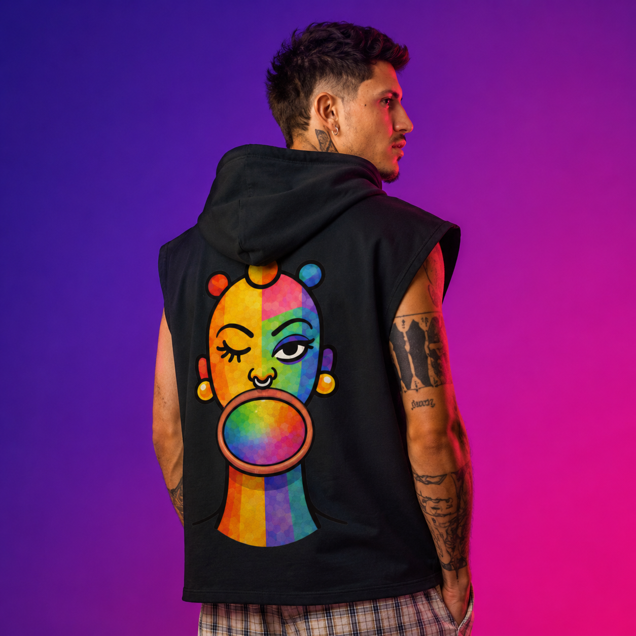 Proud Portraits: Mursi | Sleeveless Hoodie