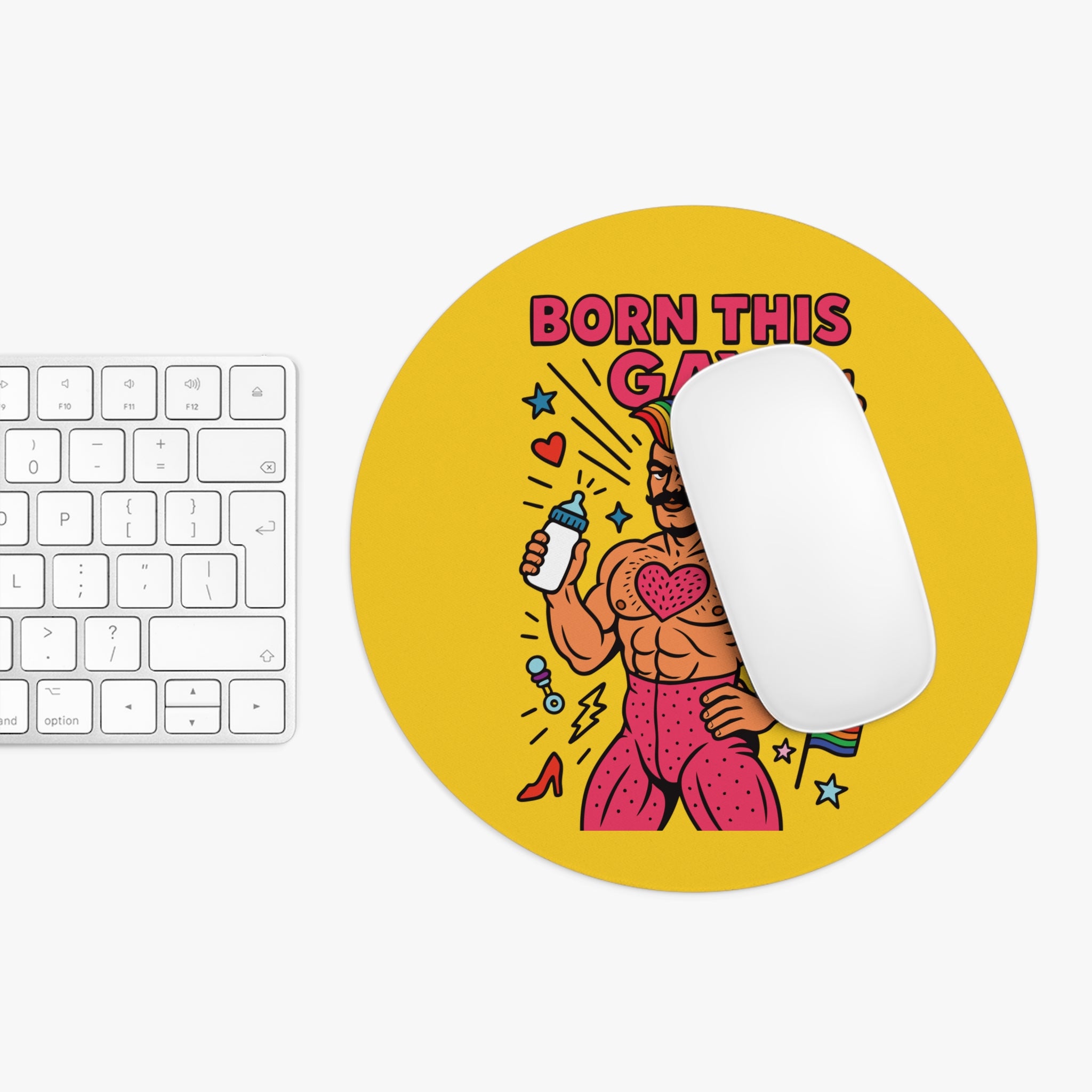 Born this Gay | Mouse Pad