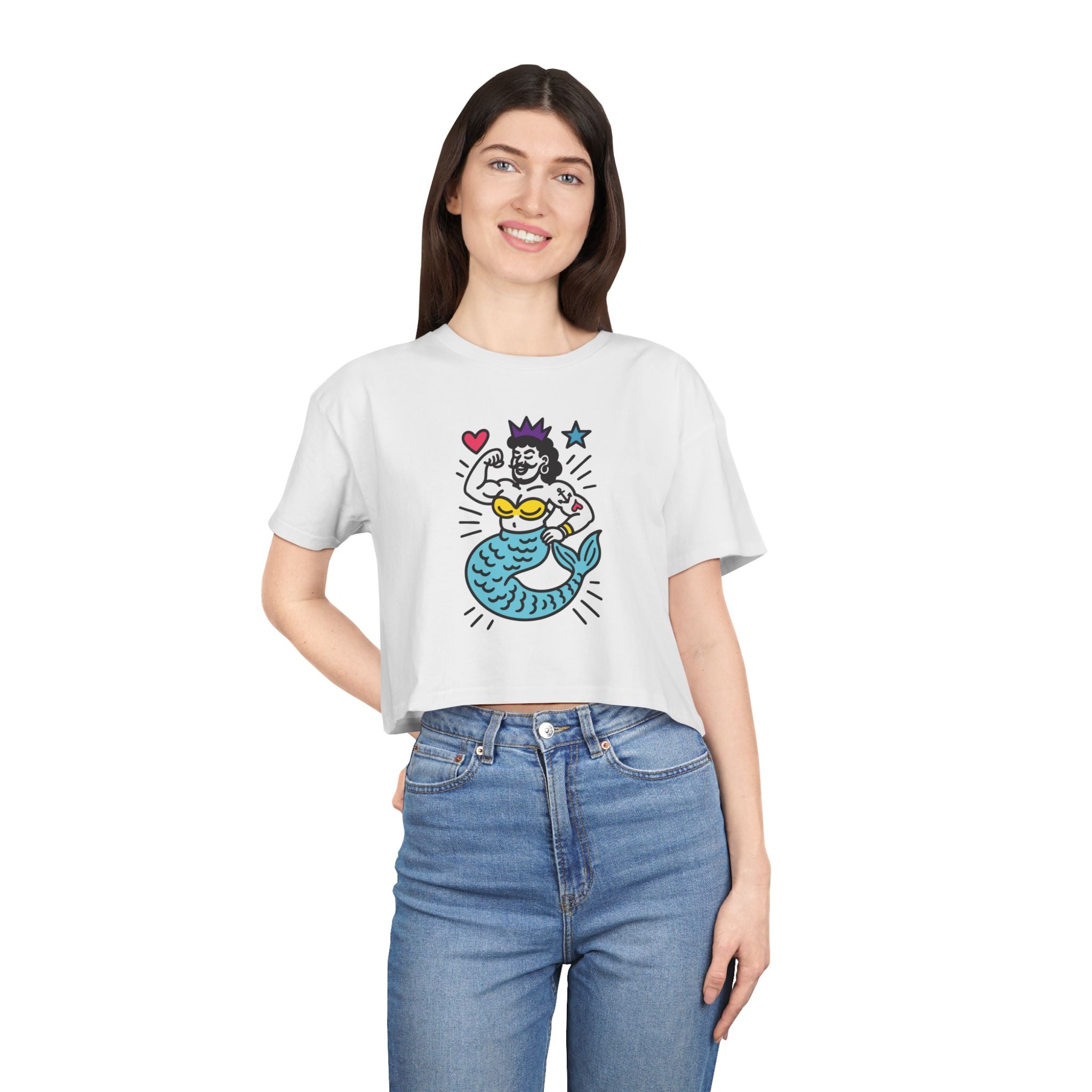 Mer-Masc | Crop Tee