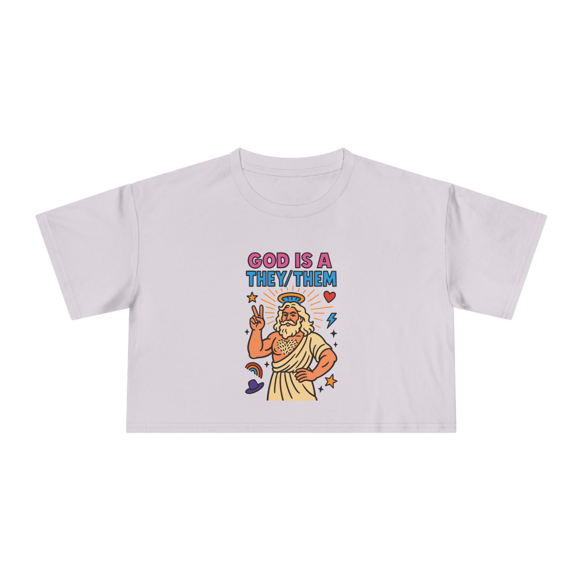 God is a They/Them | Crop Tee