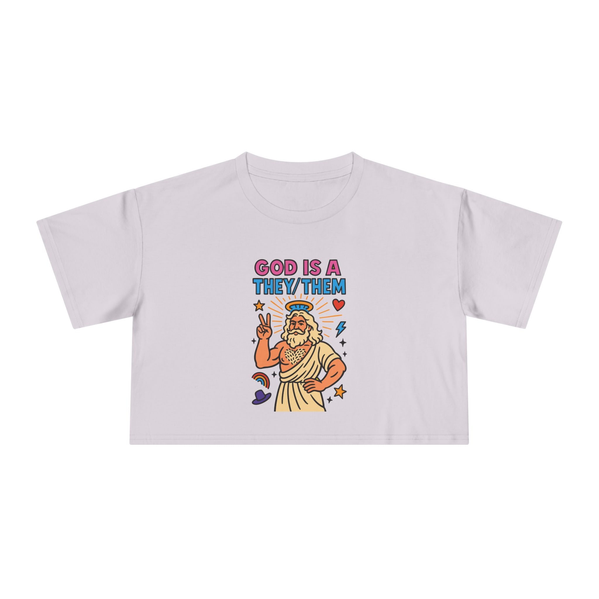 God is a They/Them | Crop Tee