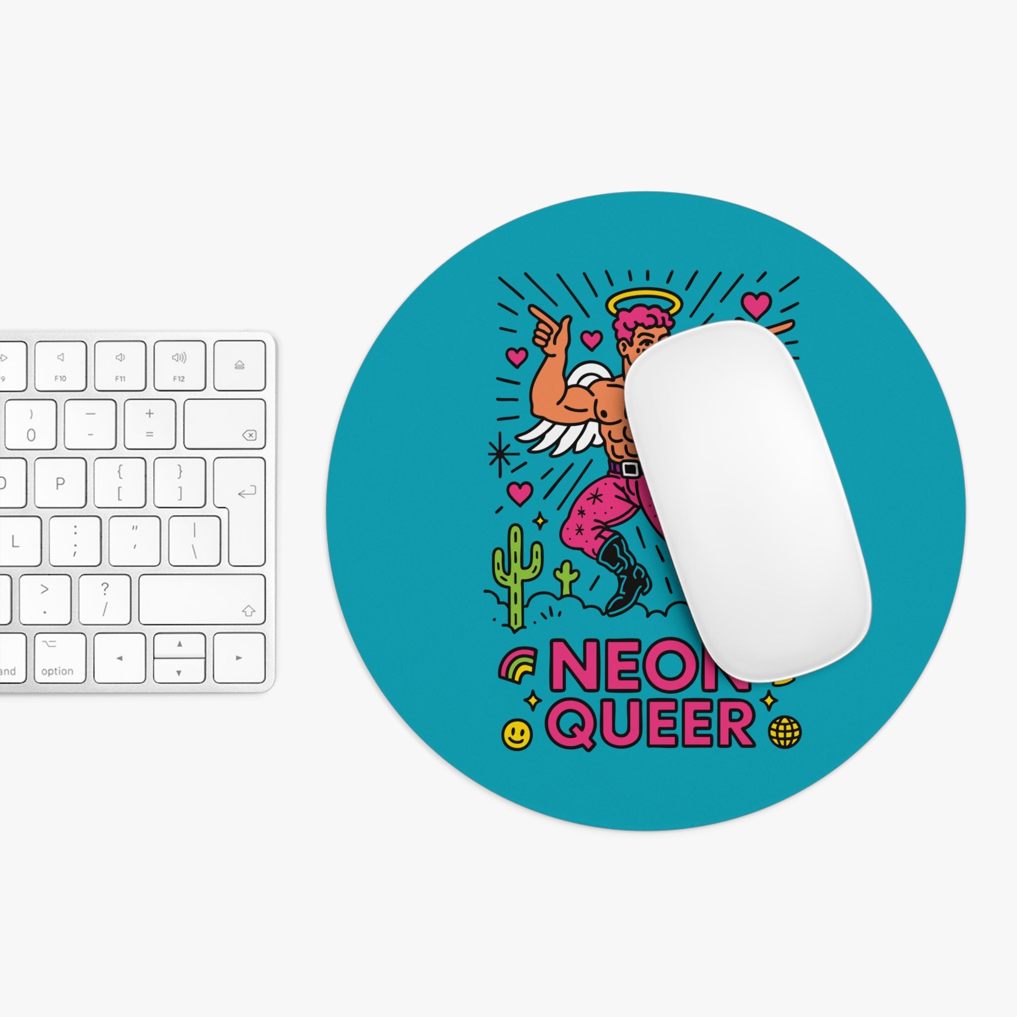 NeonQueer Angel | Mouse Pad