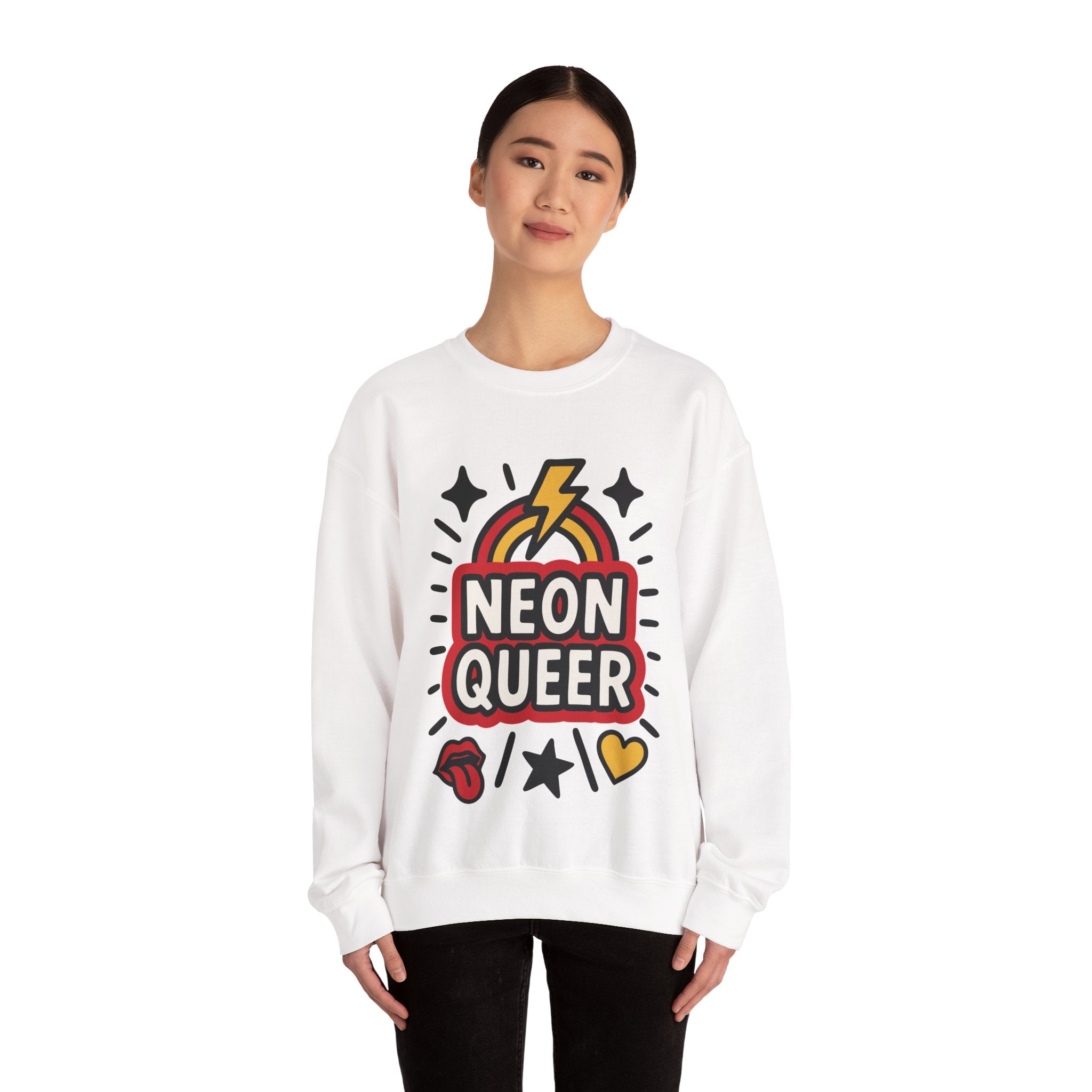 NeonQueer Love in LED | Graphic Sweatshirt