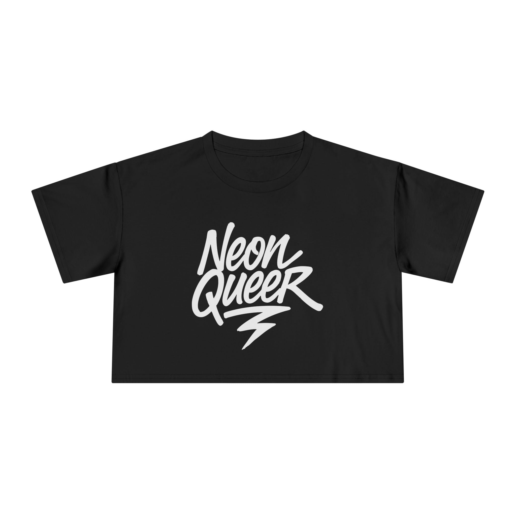 NeonQueer Electrical Flash | Crop Tee