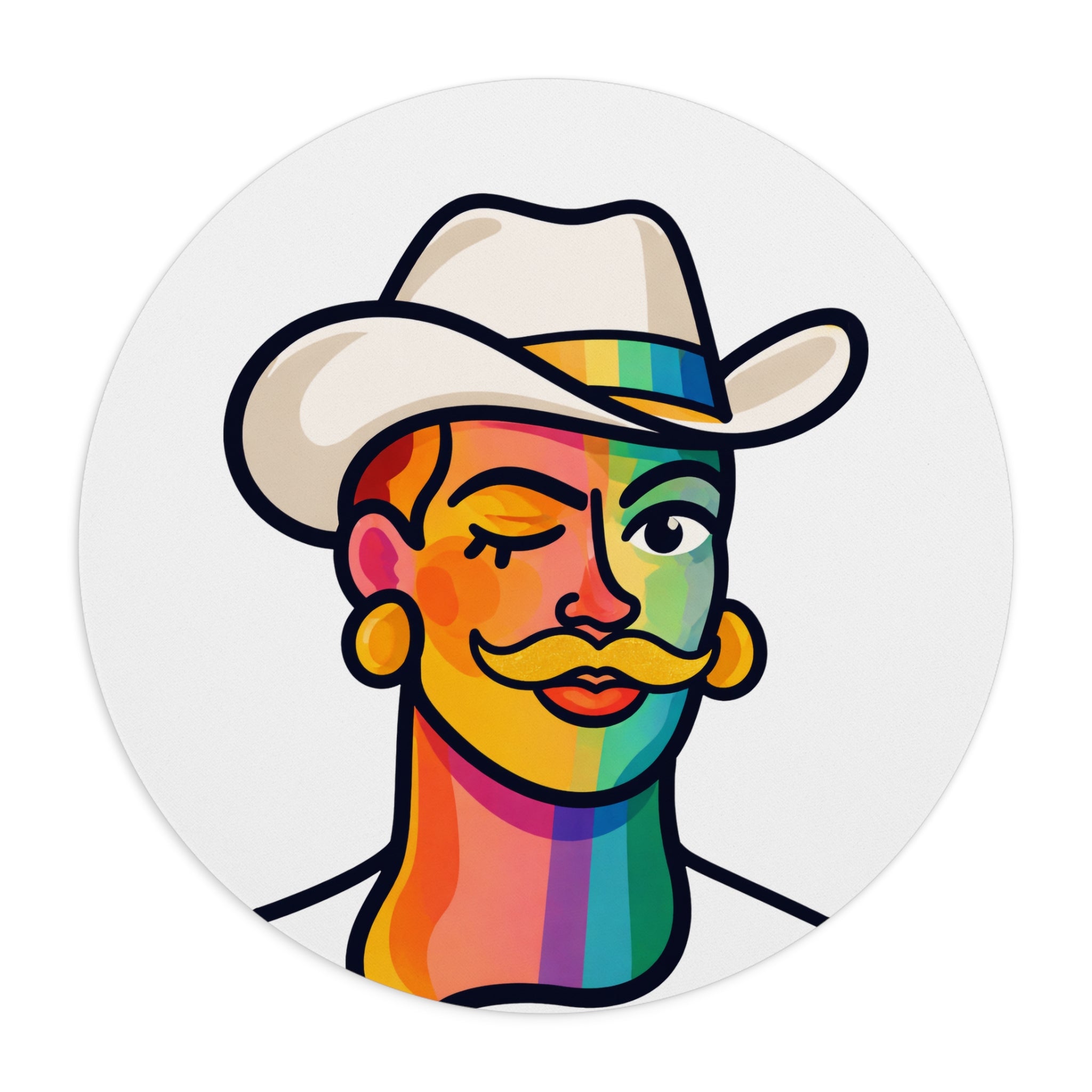 Proud Portraits: Cowboy | Mouse Pad