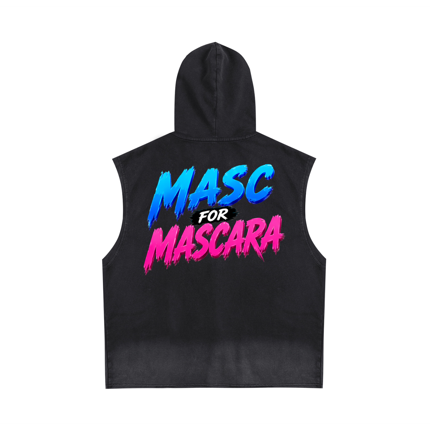 80s Anarchy: Masc for Mascara | Sleeveless Hoodie