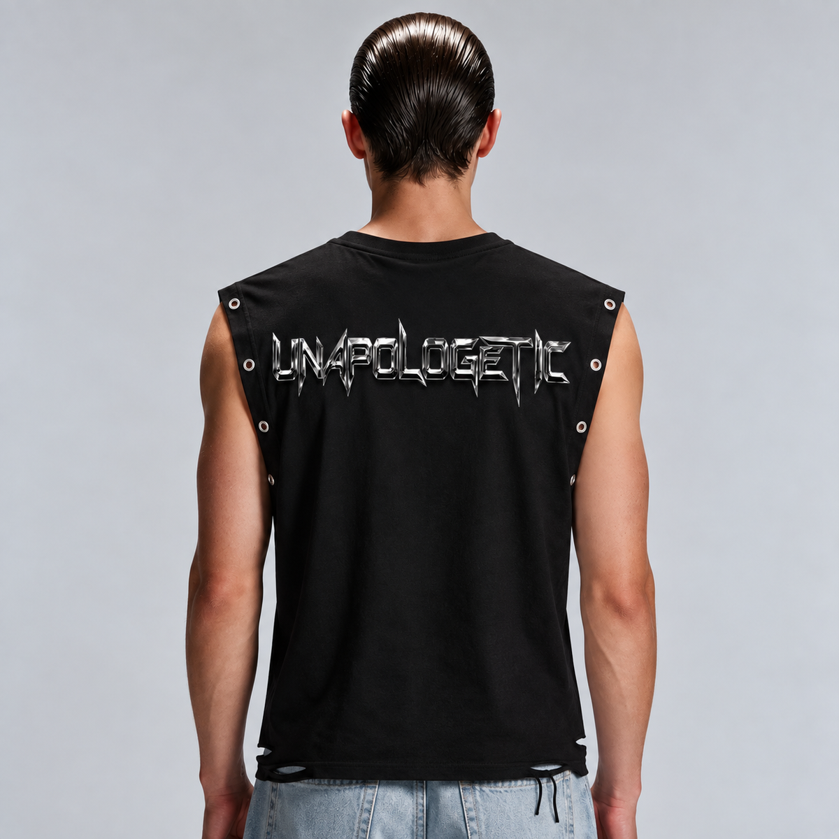 Lip Service | Distressed Grommet Eyelet Tank Top