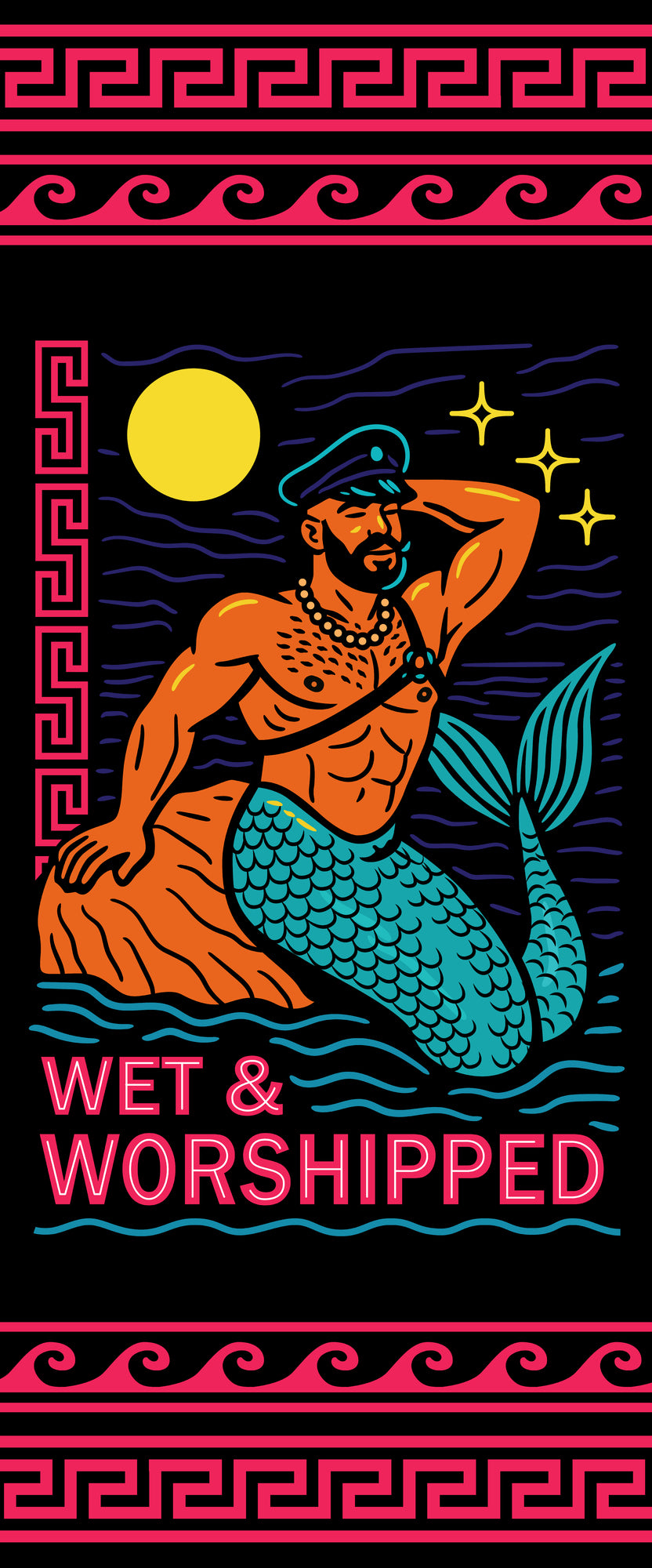 Wet Agenda beach towel lifestyle shot 1