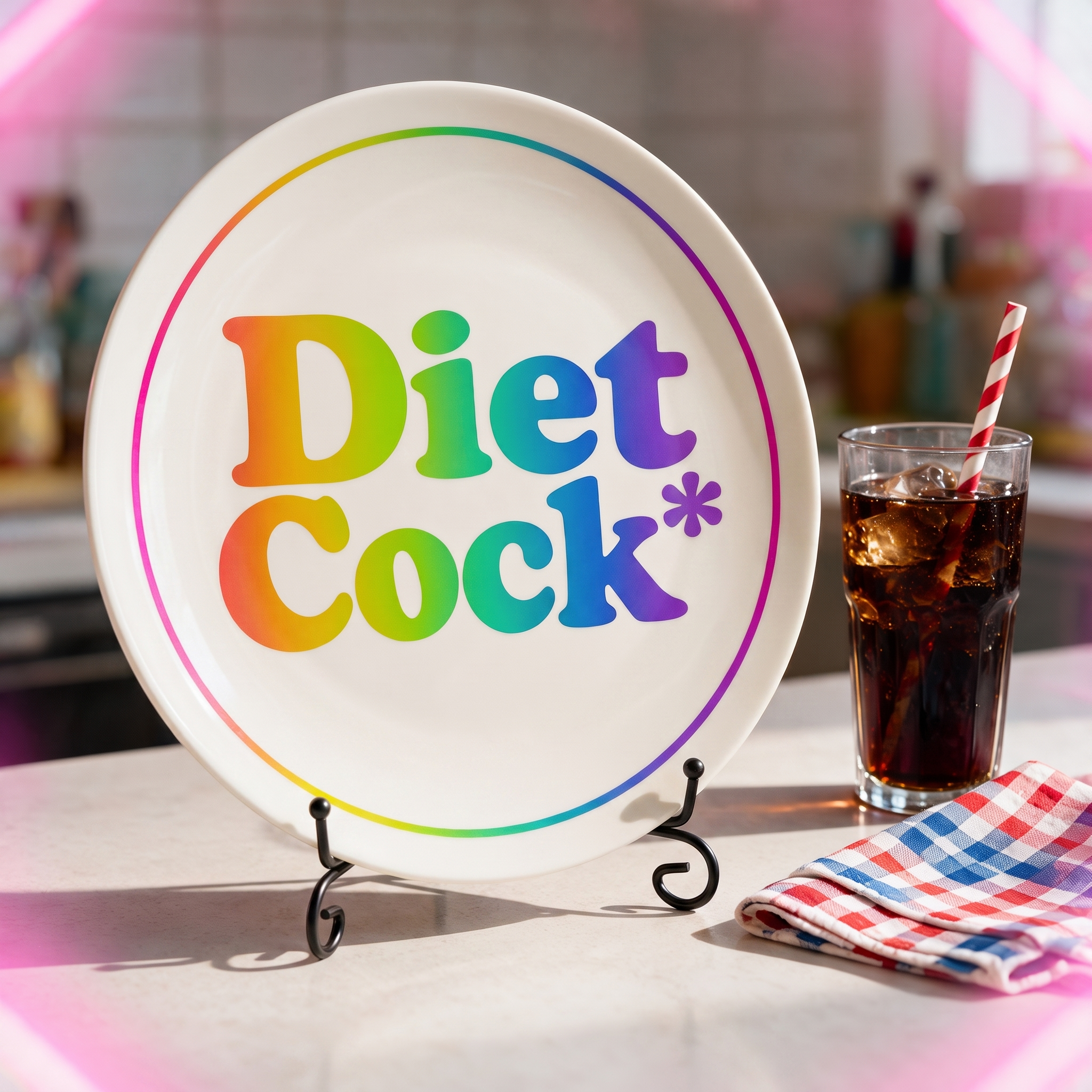 Queer Quotes: Diet C*ck | China Plates