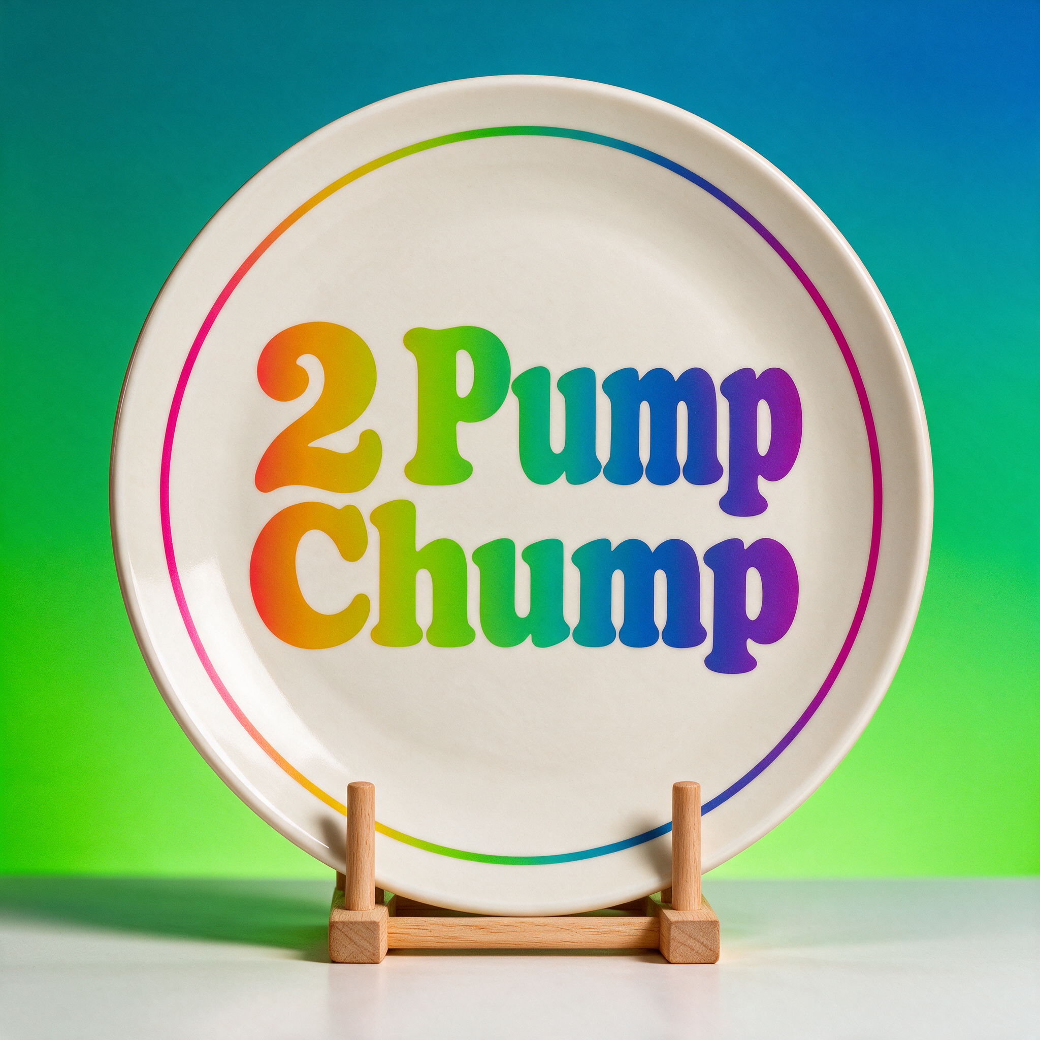 Queer Quotes: 2 Pump Chump | China Plates