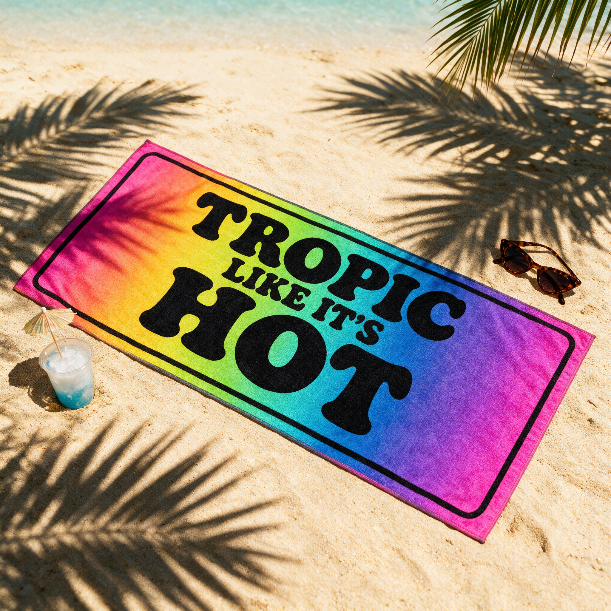 Queer Quotes: Tropic Like it's Hot | Beach Towel