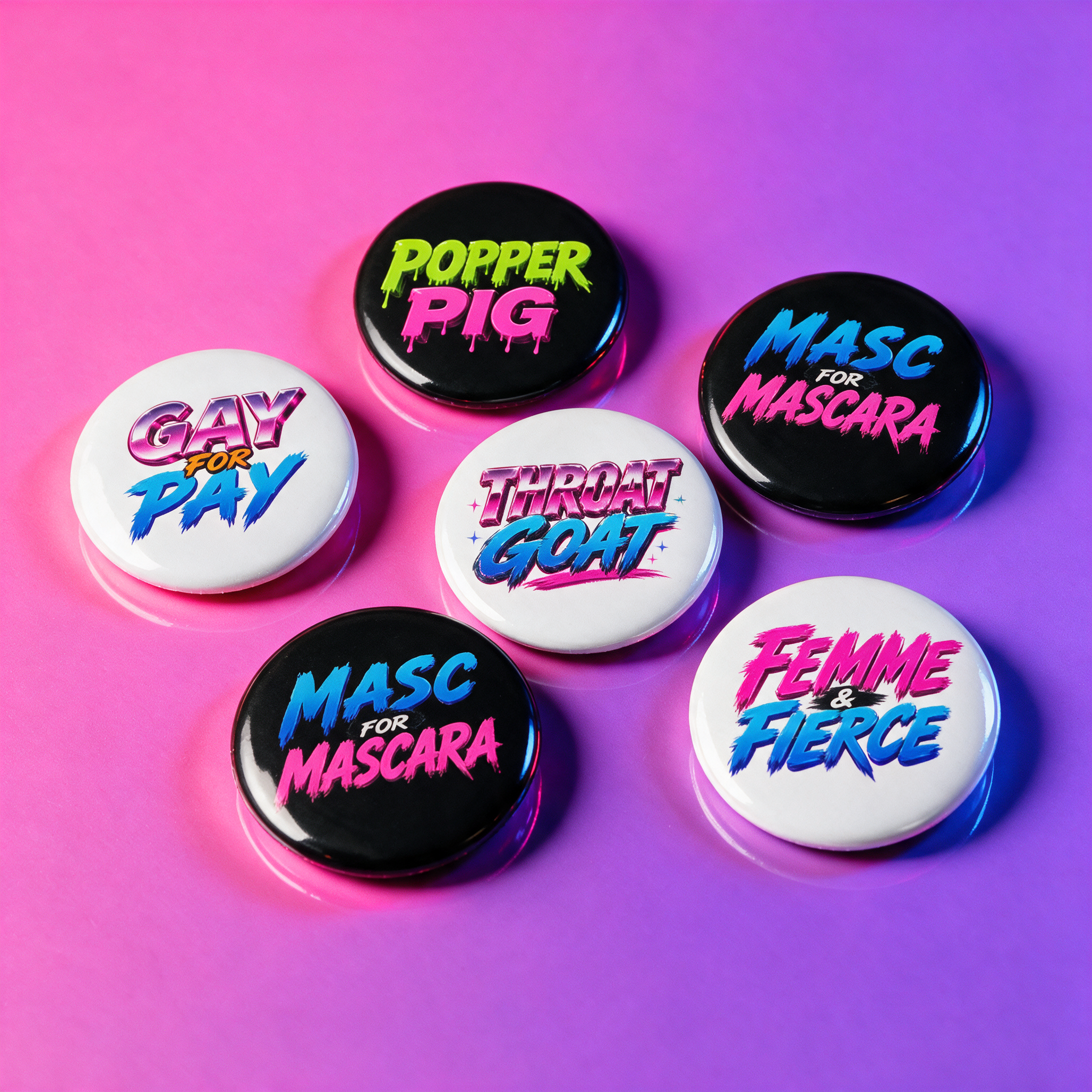 80s Anarchy | Button Pins Set
