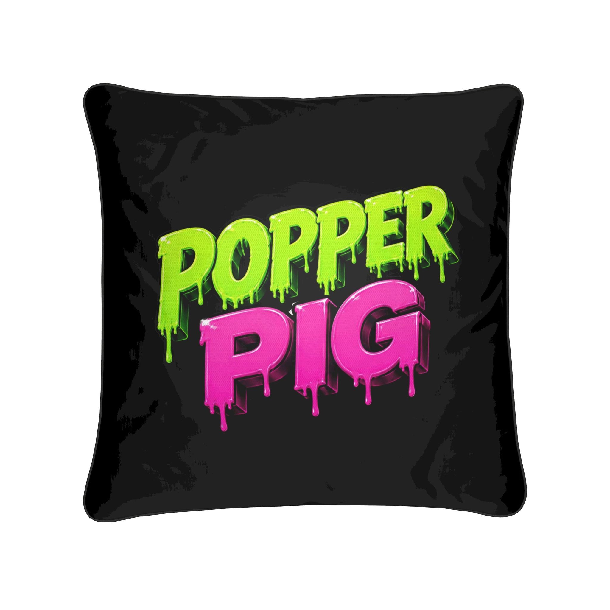 80s Anarchy: Popper Pig | Cushion