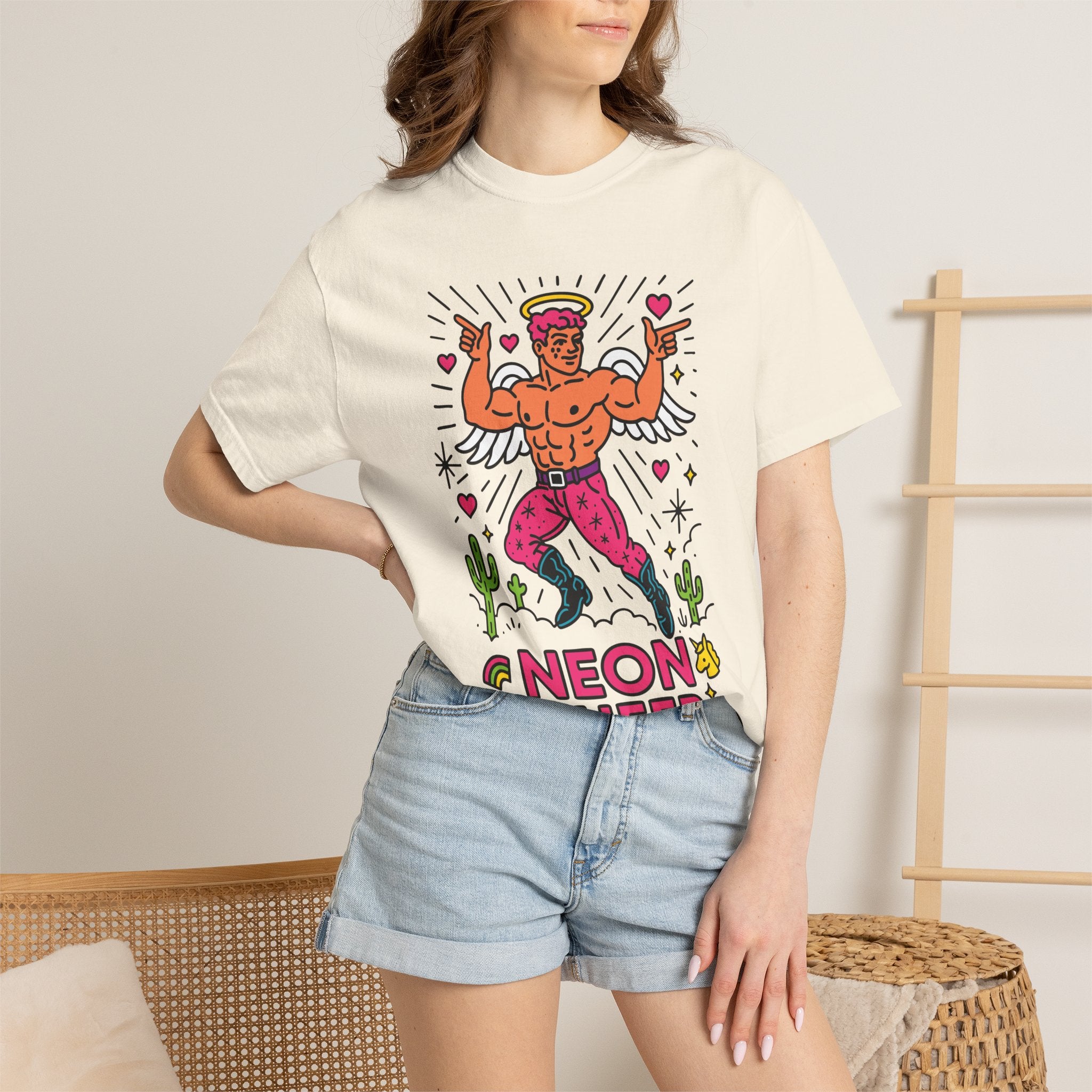NeonQueer Angel | Graphic Tee