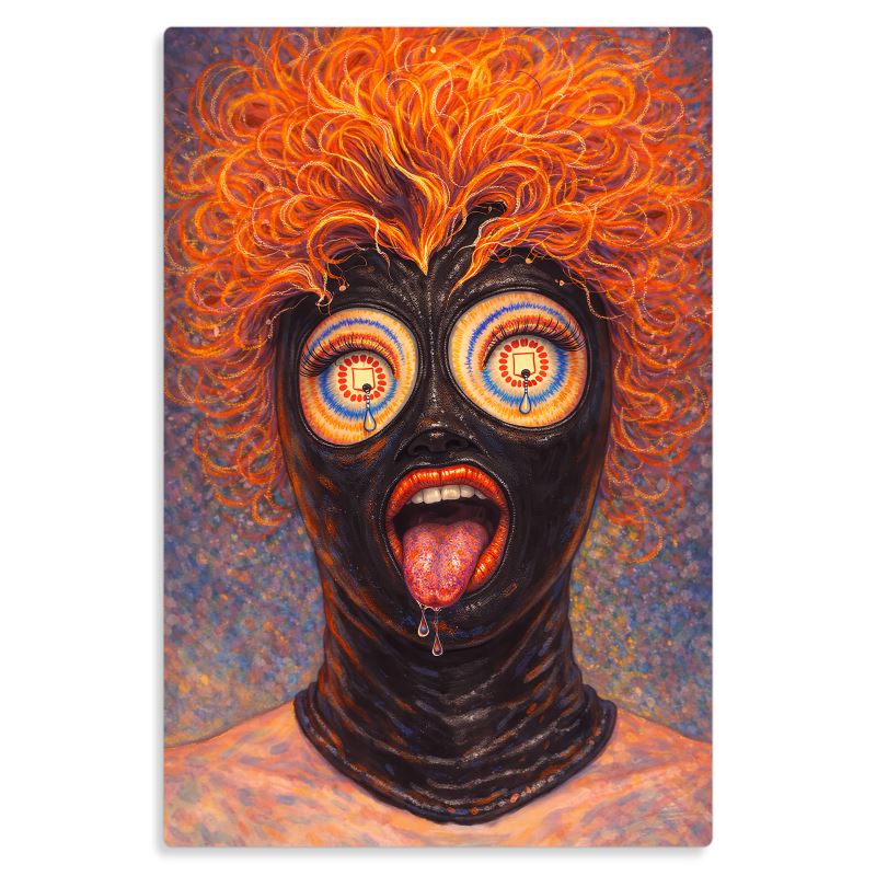 THE RESURRECTION: REBORN IN RUBBER. Metal Prints