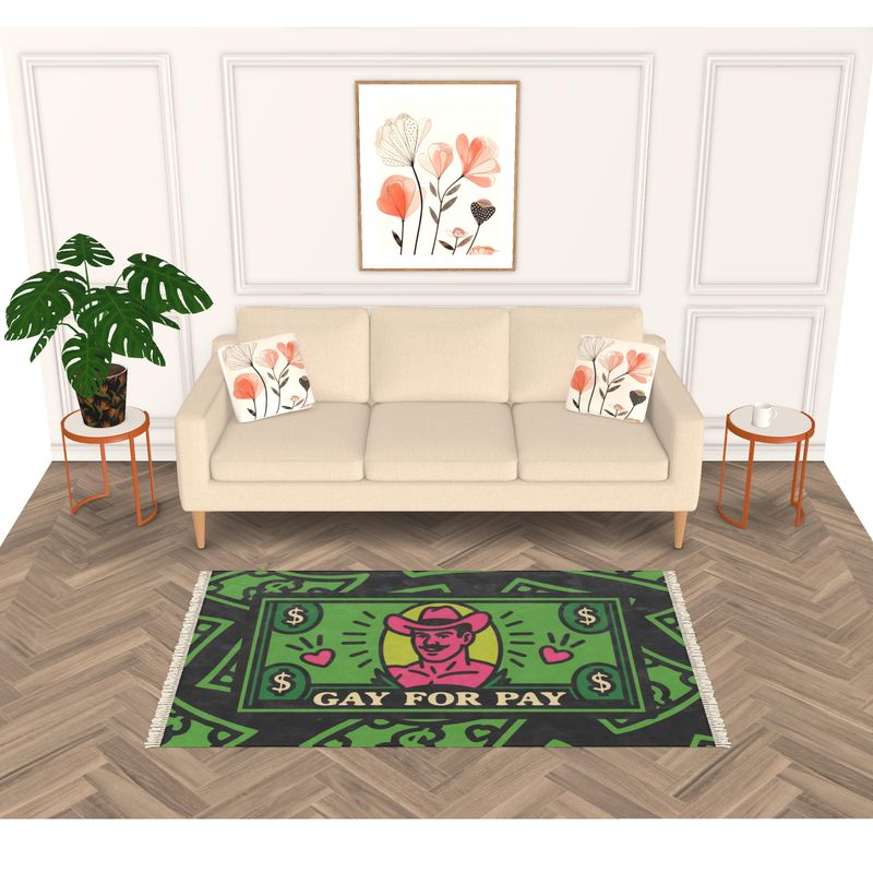 GAY FOR PAY: CASH ICON. Rugs