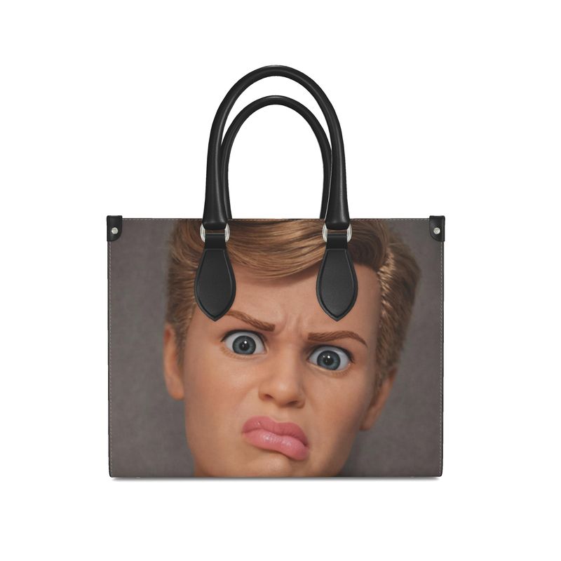 HOT MESS: KENNY (Bare Edition) Leather Shopping Bag