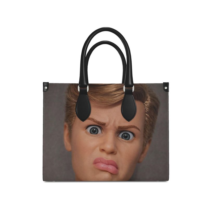 HOT MESS: KENNY (Bare Edition) Leather Shopping Bag