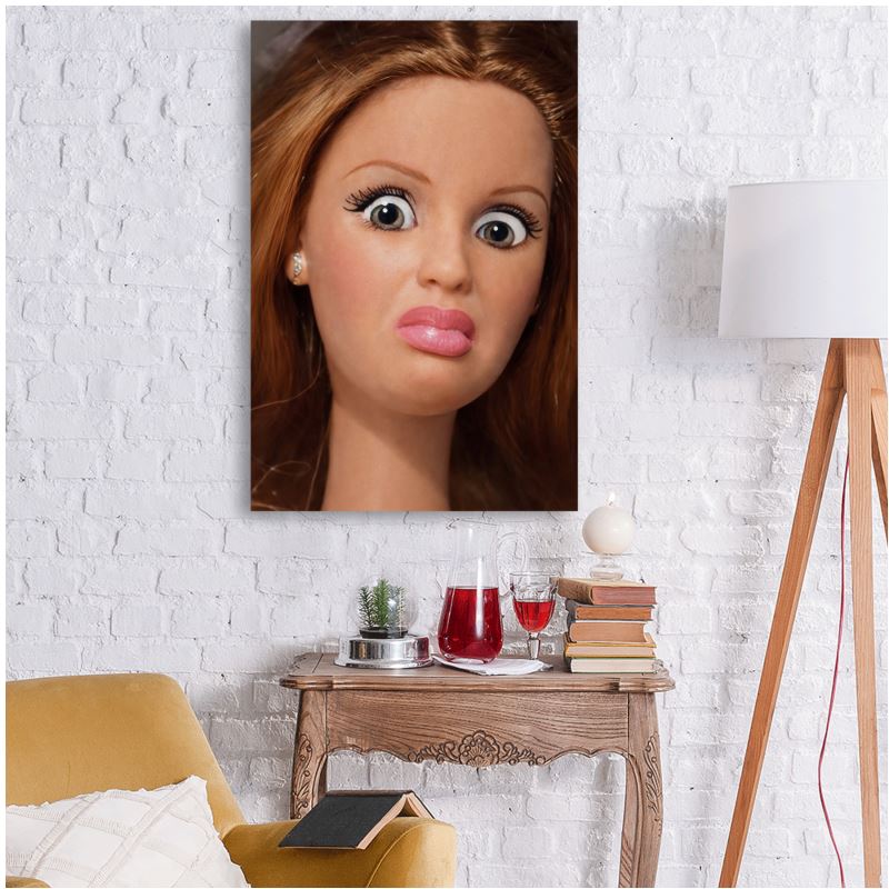 HOT MESS: BARBS (Full Glam Breakdown) Metal Print