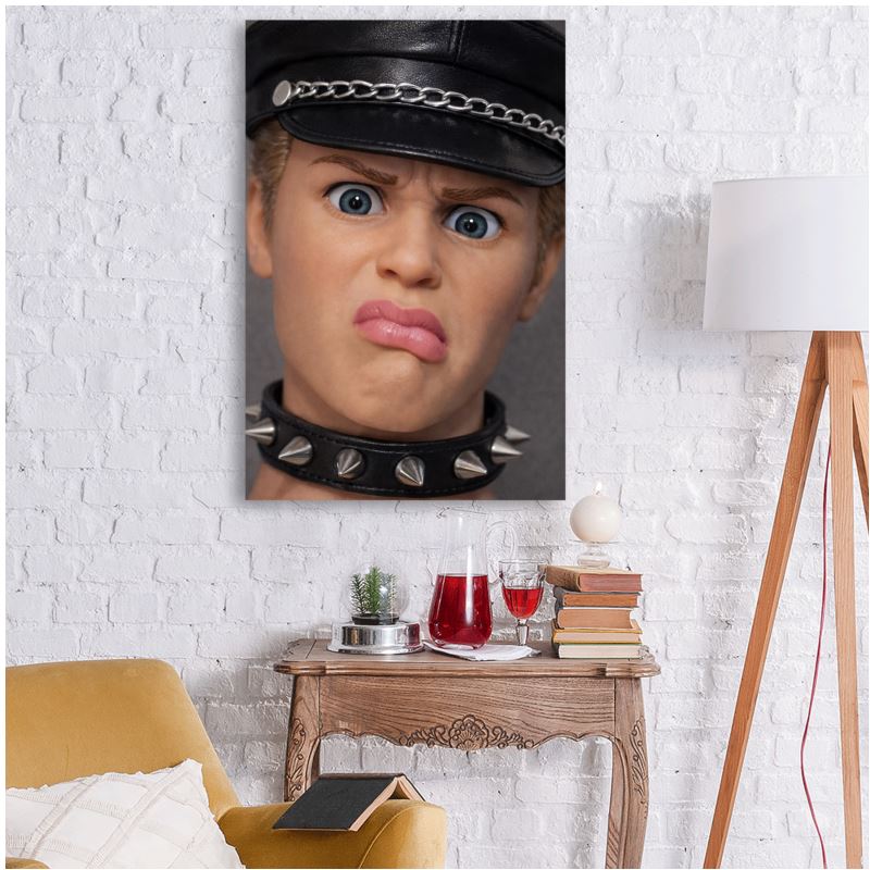 HOT MESS: KENNY (Leather Daddy Crisis) Metal Print