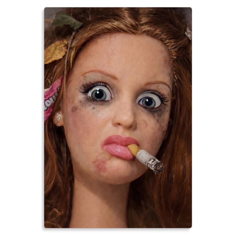 HOT MESS: LAST CIGARETTE (Afterparty Fallout) Metal Print