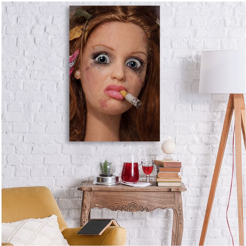 HOT MESS: LAST CIGARETTE (Afterparty Fallout) Metal Print