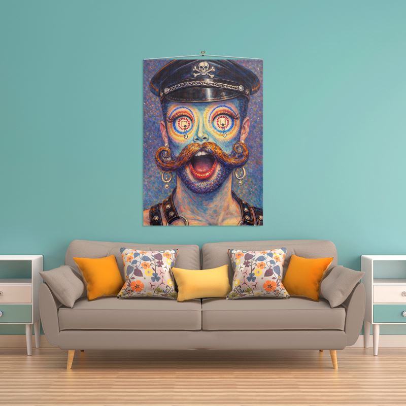 THE RESURRECTION: COMMAND & COLLAPSE. Wall Hanging