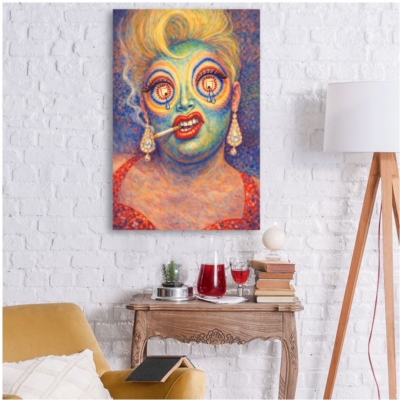THE RESURRECTION: LAST CIGARETTE. Metal Prints