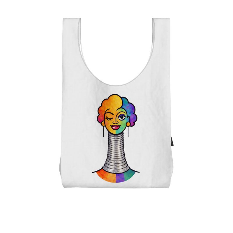 Adournment - Tryptich: Kayan | Parachute Shopping Bag