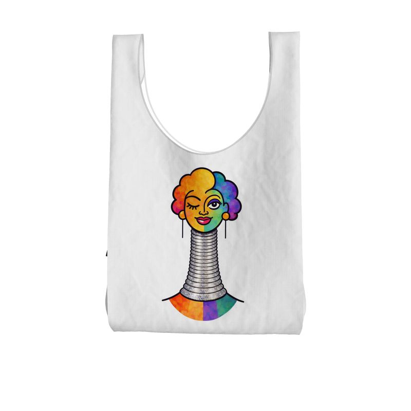 Adournment - Tryptich: Kayan | Parachute Shopping Bag