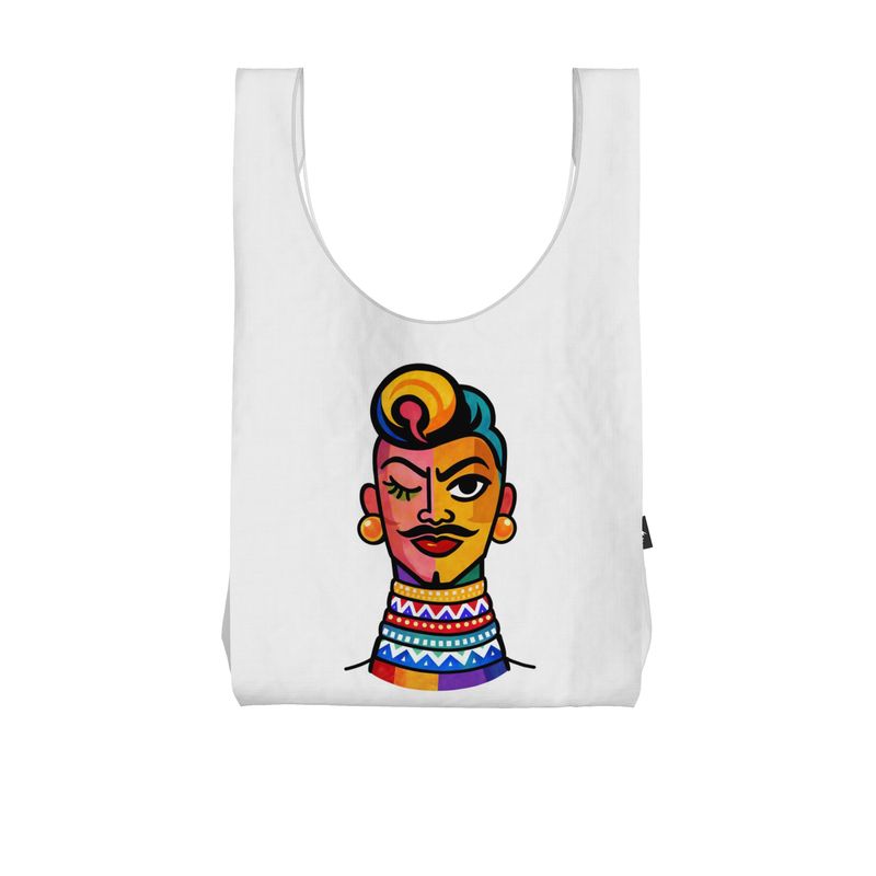 Adournment - Tryptich: Ndebele | Parachute Shopping Bag