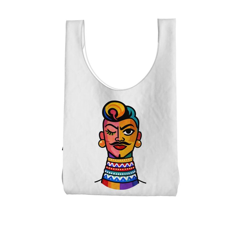 Adournment - Tryptich: Ndebele | Parachute Shopping Bag