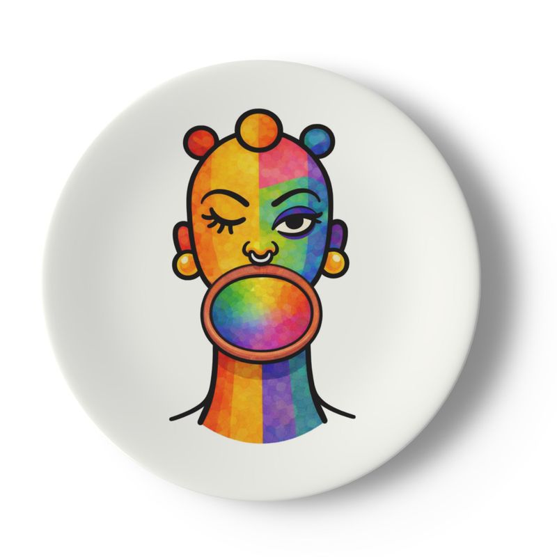 Adournment - Tryptich: Mursi | China Plates
