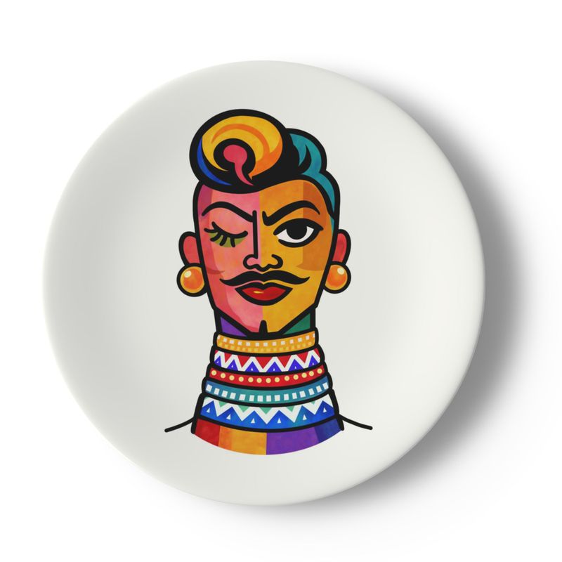 Adournment - Tryptich: Ndebele | China Plates