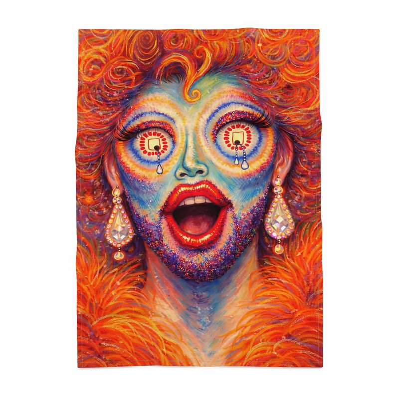 Icons on Acid: Divine Meltdown | Tea Towels